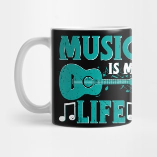 Music Is My Life Graphic Mug